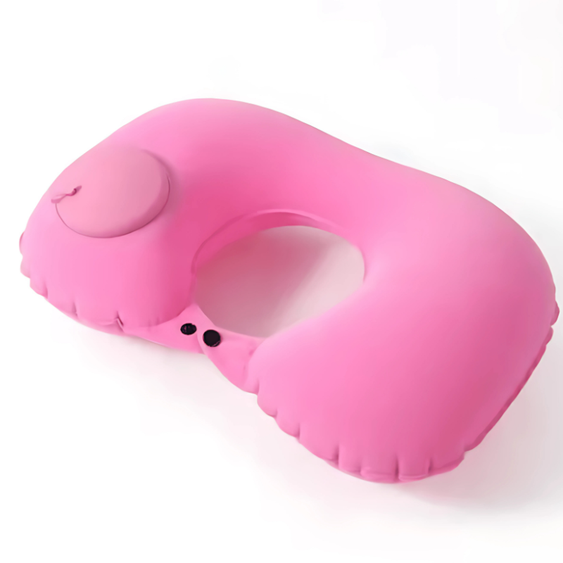 Oreiller Gonflable Cervical rose