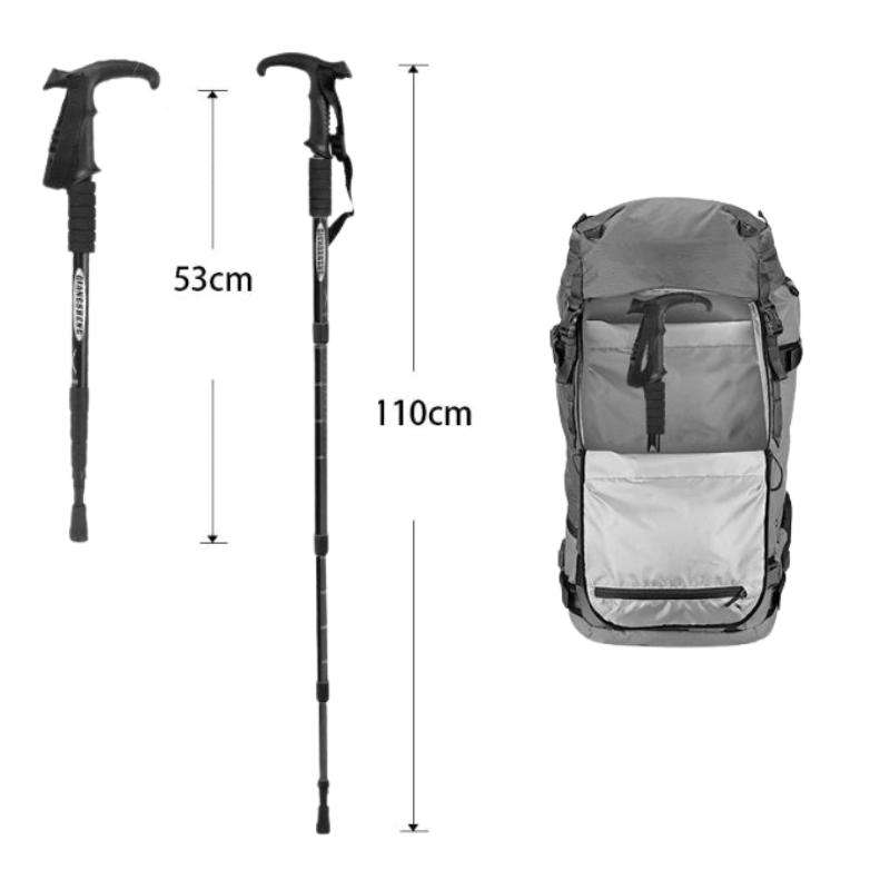 Bâton de Marche Rétractable tailles