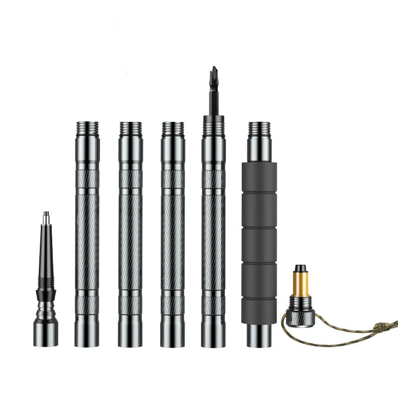 Bâton de Randonnée Multifonction dévissé