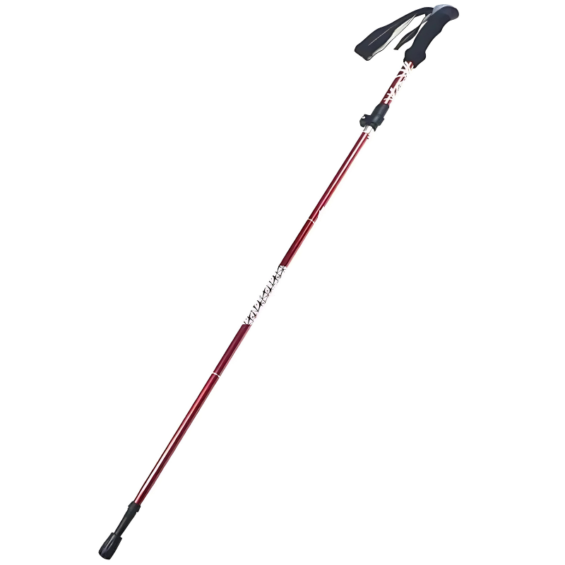 Bâton De Trekking Pliable Et Réglable 100-115 Cm – Aluminium Léger – Poignée EVA – Segorbina