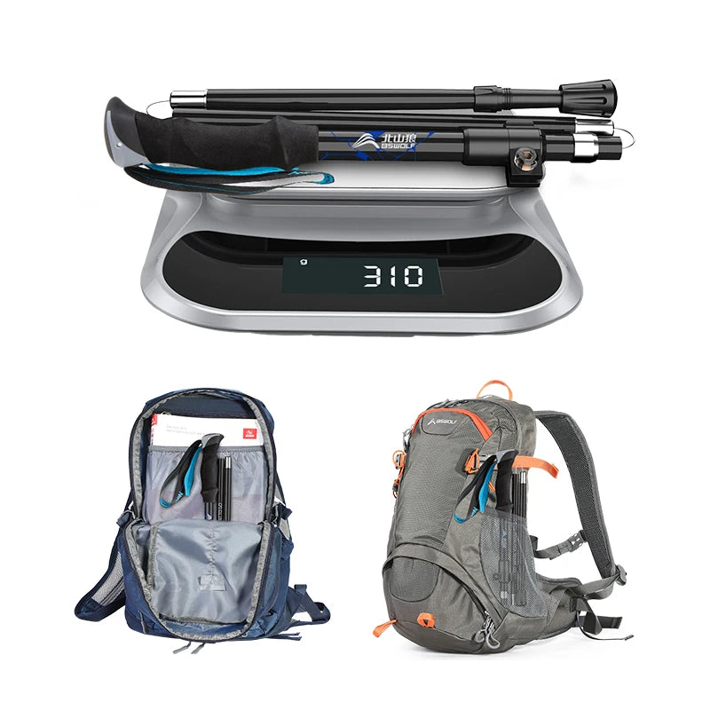 Bâtons de Randonnée Pliables en Aluminium poids