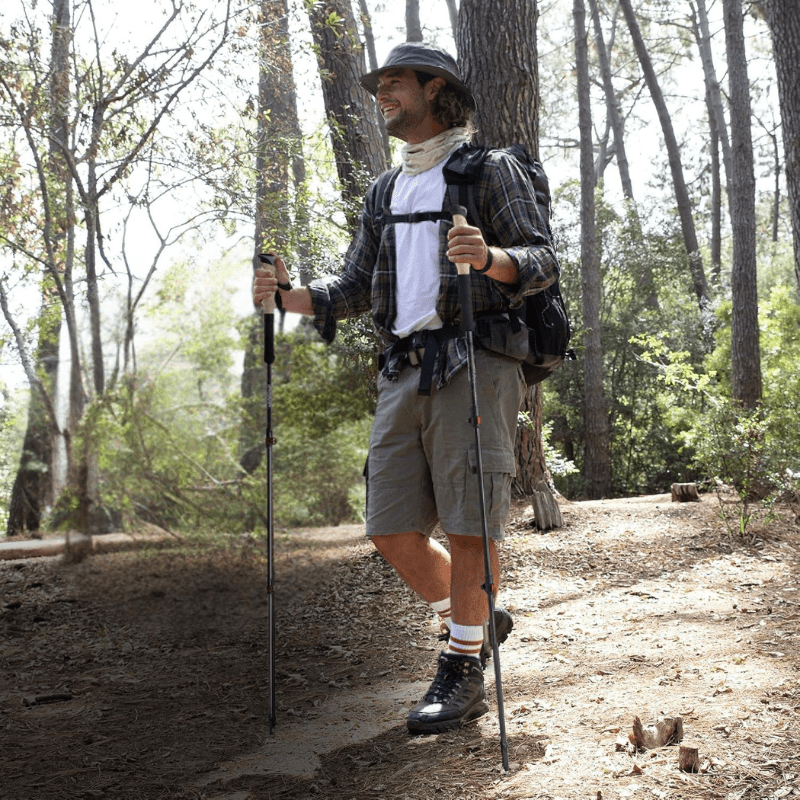 Bâtons de Randonnée Télescopiques en Carbone randonnée