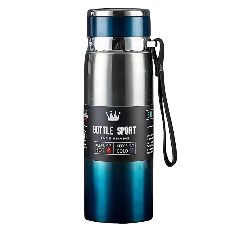 Bouteille Isotherme 1L bleu
