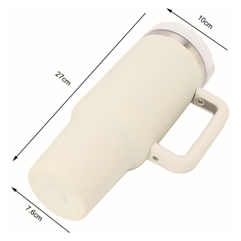 Bouteille Isotherme avec Paille 1,2L taille