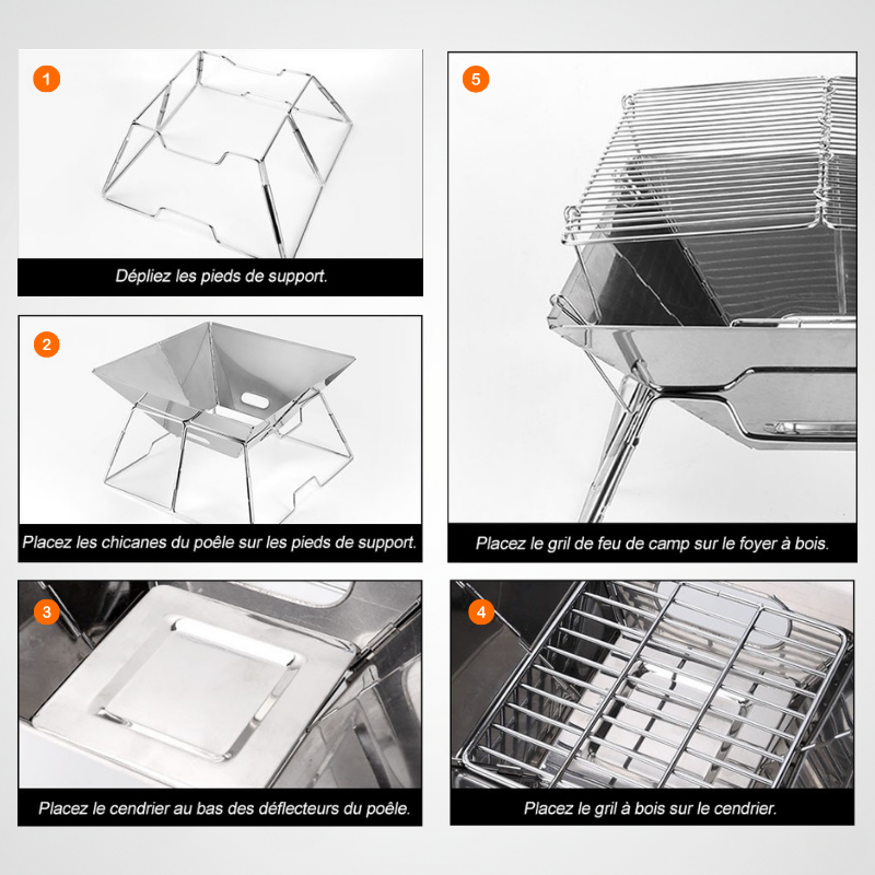 Brasero Barbecue Pliable