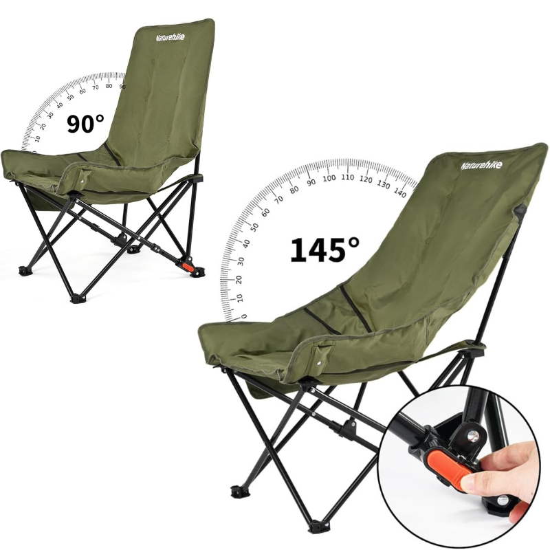 Chaise Pliante Camping-car dossier réglable 145°