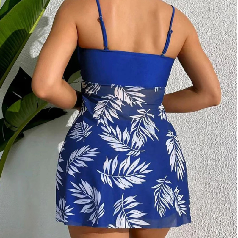 Maillot de Bain 1 Pièce Tankini Shorty