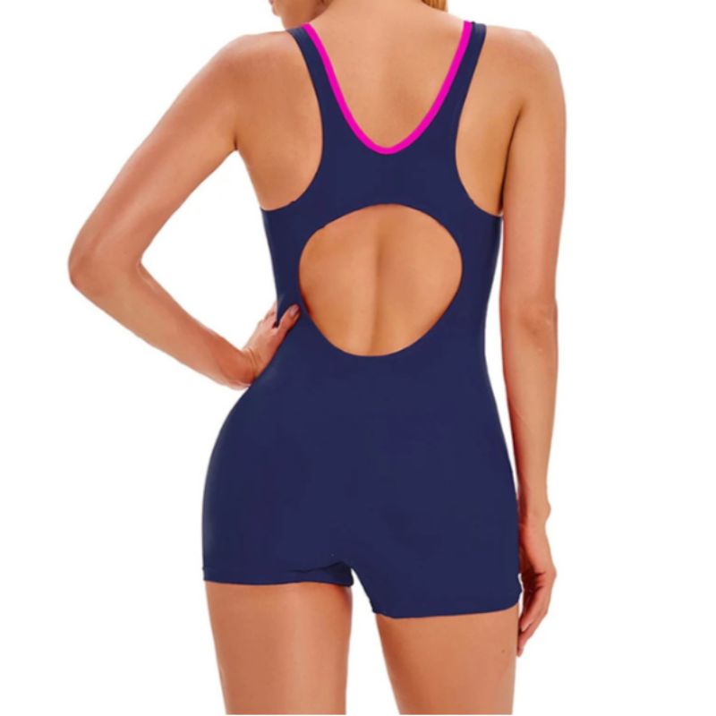 Maillot de Bain de Natation 1 pièce Shorty