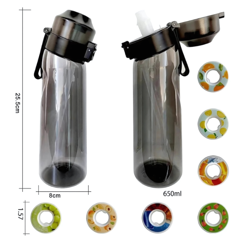 Gourde Aromatisée 650ml mesures