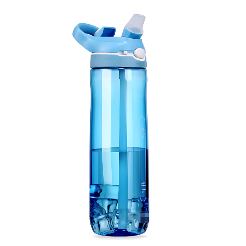 Gourde Paille 1L bleu