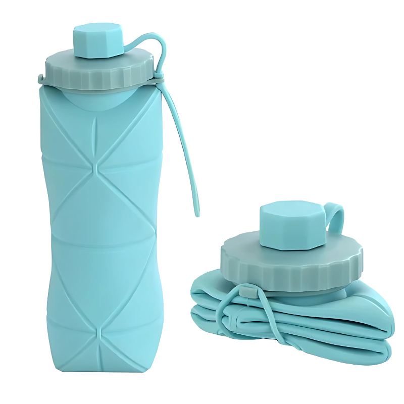 Gourde Pliable 600ML bleu