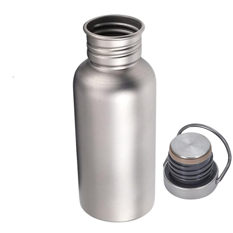 Gourde Titane 500ml bouchon hermétique