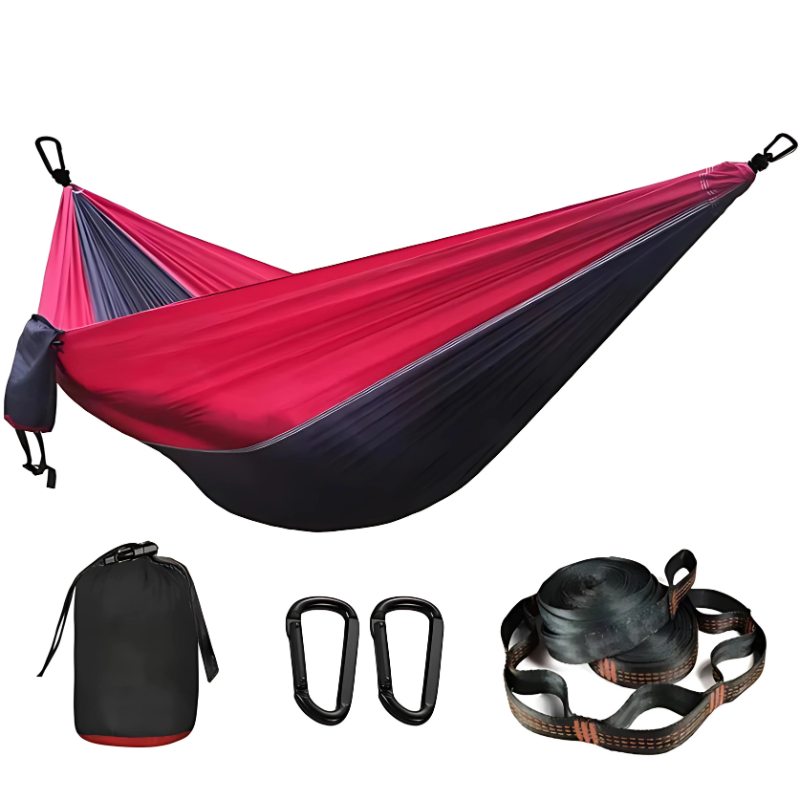 Hamac Camping 1 Personne rouge