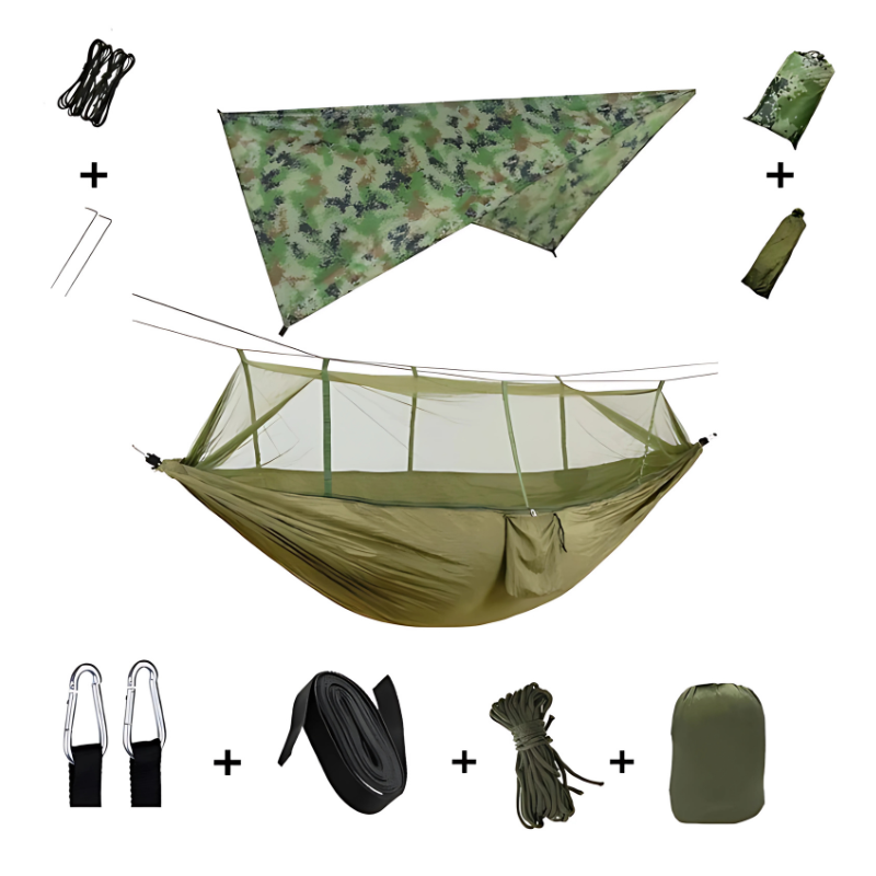 Hamac Moustiquaire avec Tarp kit