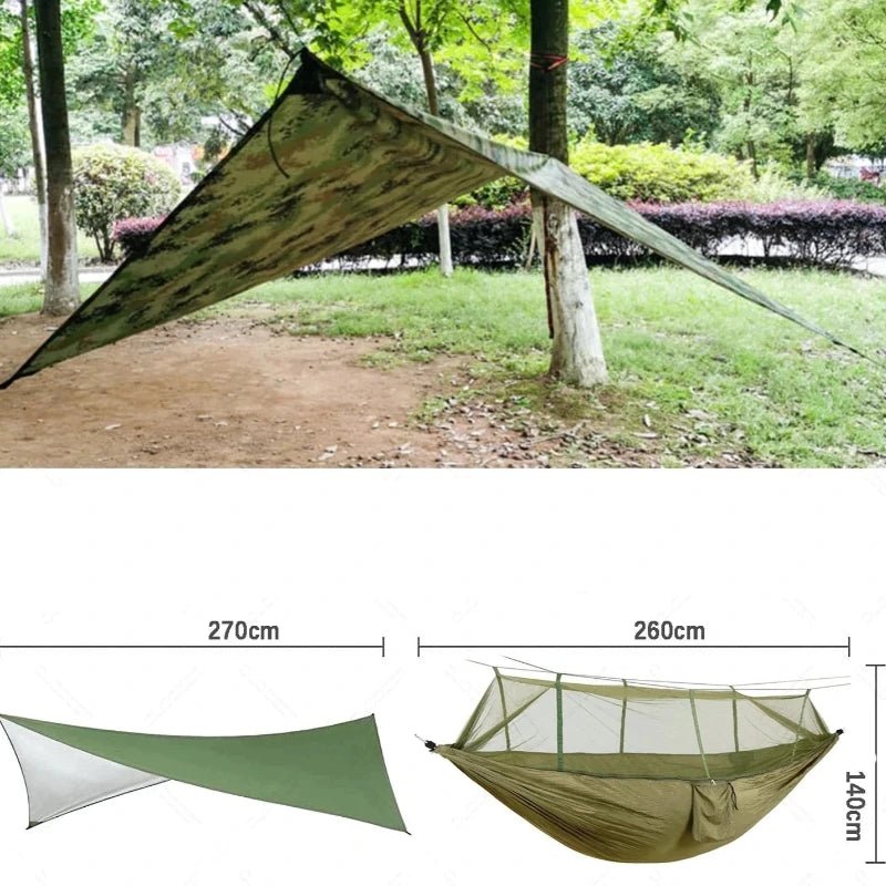 Hamac Moustiquaire avec Tarp tailles