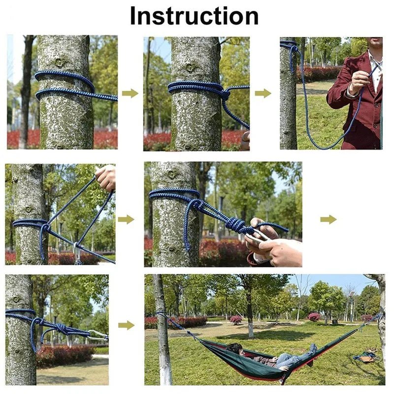 Hamac Ultra Leger 1 Personne instruction