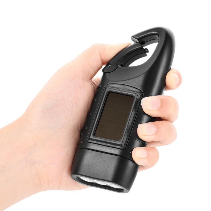 Lampe Dynamo à Manivelle clips