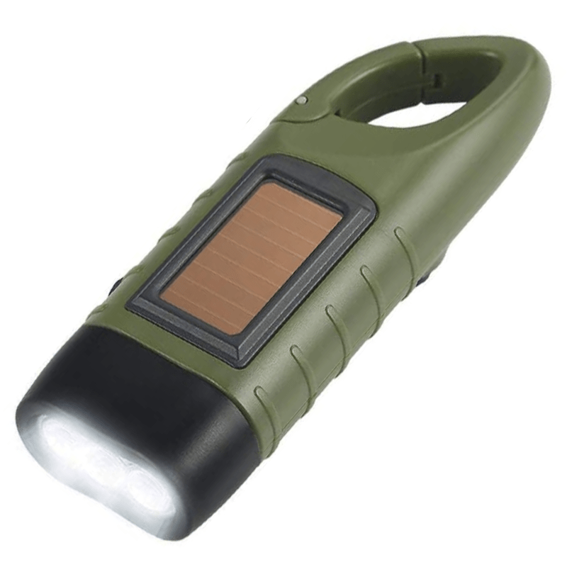 Lampe Dynamo à Manivelle et solaire