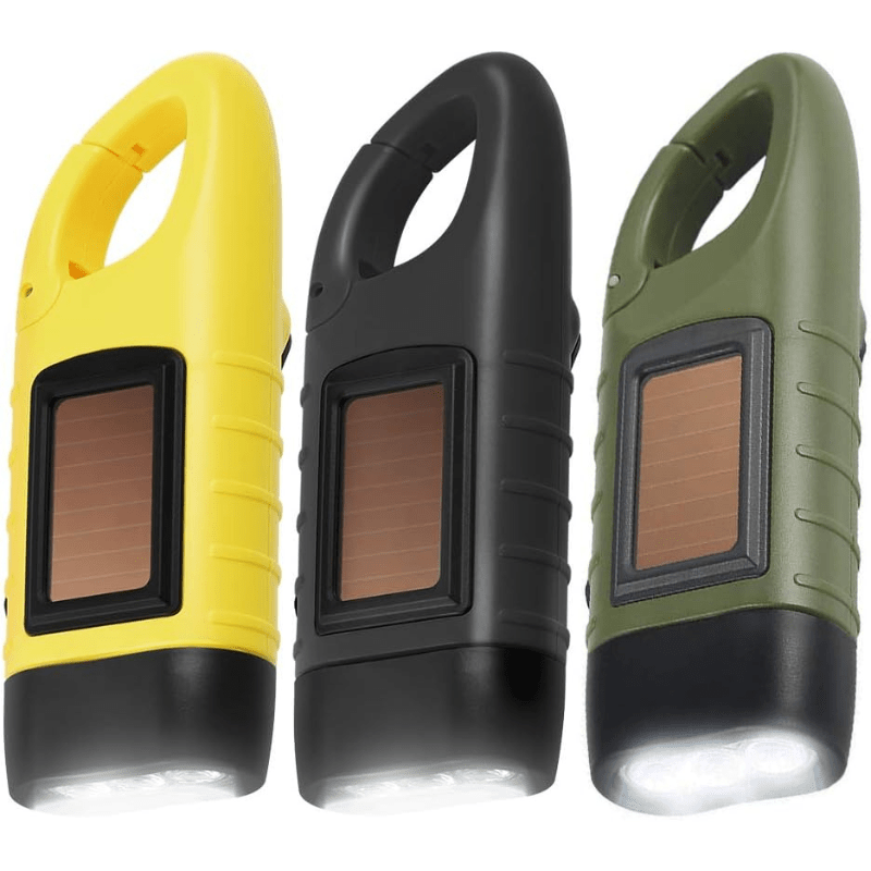 Lampe Dynamo à Manivelle multi couleurs