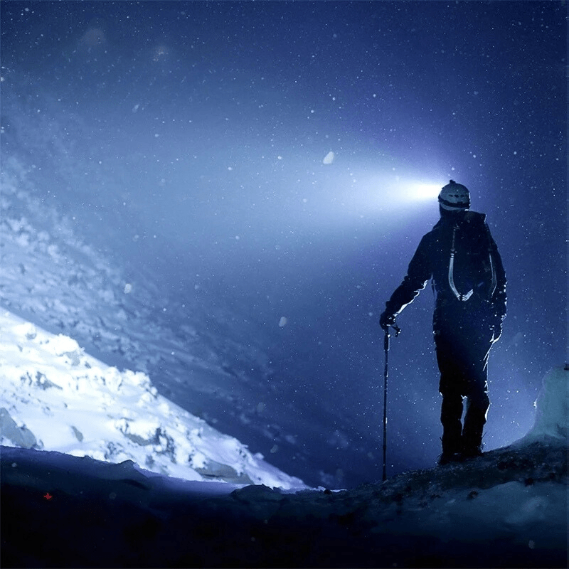 Lampe Frontale 5 LED Rechargeable sorties nocturne