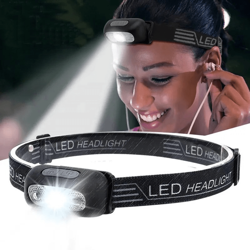 Lampe Frontale LED Rechargeable femme