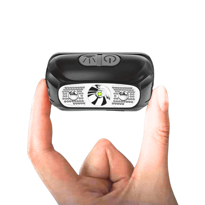 Lampe Frontale LED Rechargeable mini taille