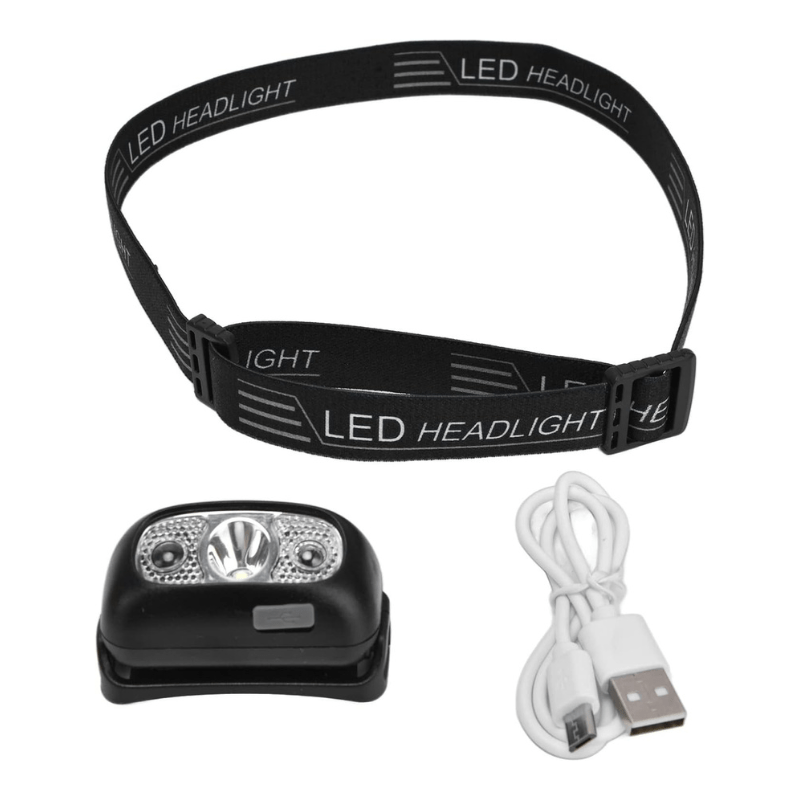 Lampe Frontale LED Rechargeable équipement