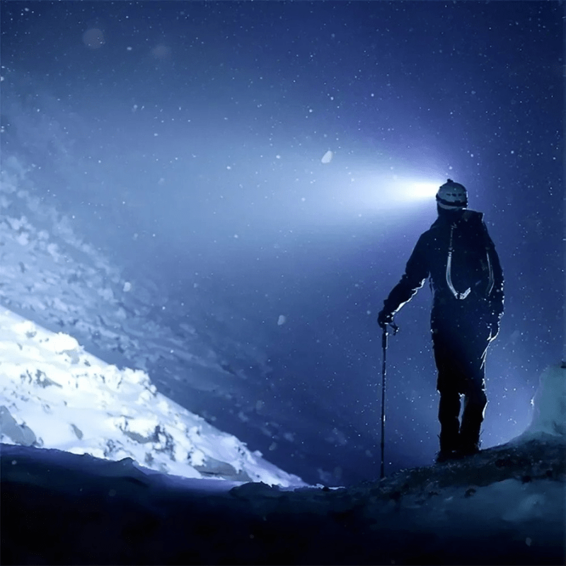 Lampe Frontale Puissante 5 LED Rechargeable trek nocturne