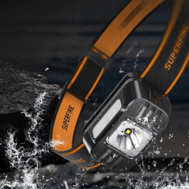 Lampe Frontale Rechargeable 2000mAh étanche