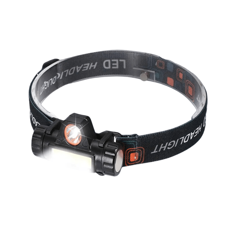 Lampe Frontale Rechargeable Double Éclairage luminosité