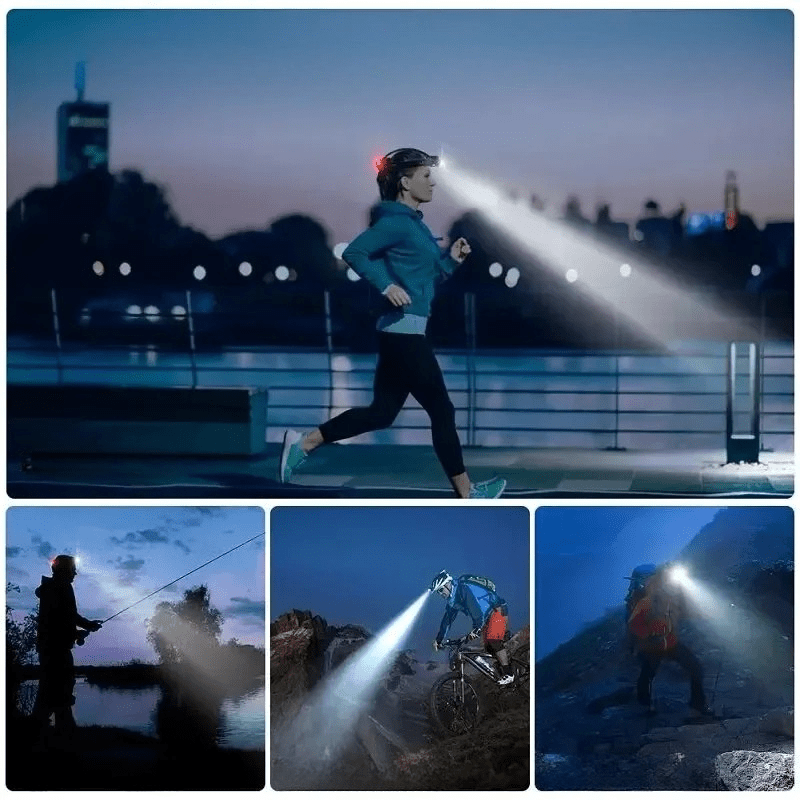 Lampe Frontale Rechargeable avec Zoom sports