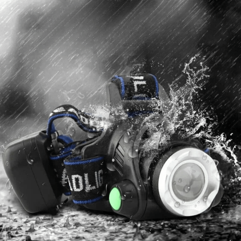Lampe Frontale Rechargeable avec Zoom étanche