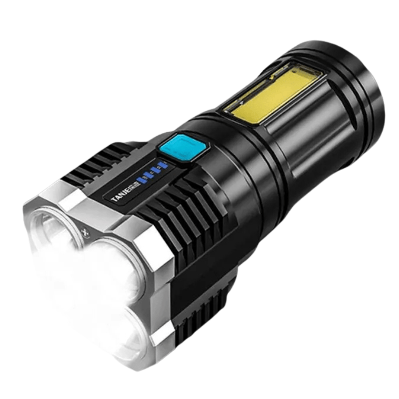 Lampe Torche 4 LED 600 Lumens luminosité