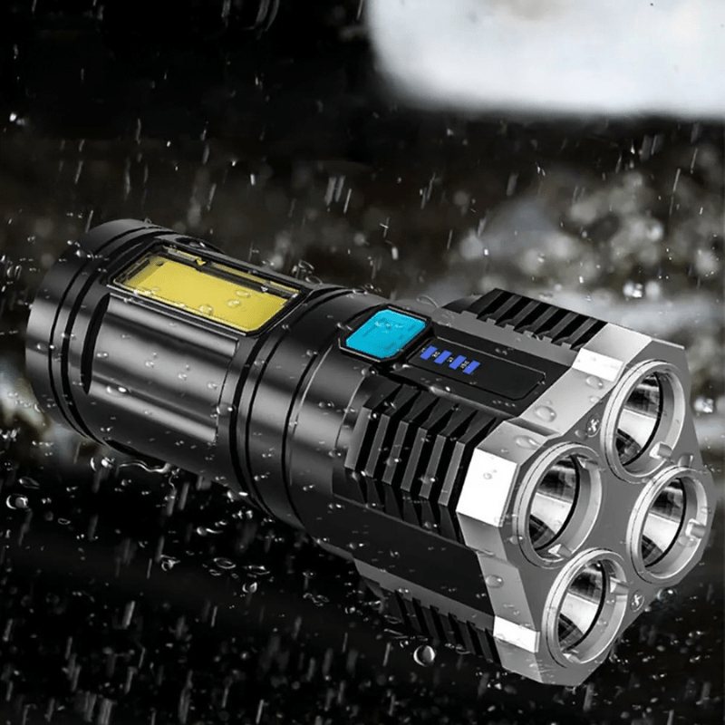 Lampe Torche 4 LED 600 Lumens étanche