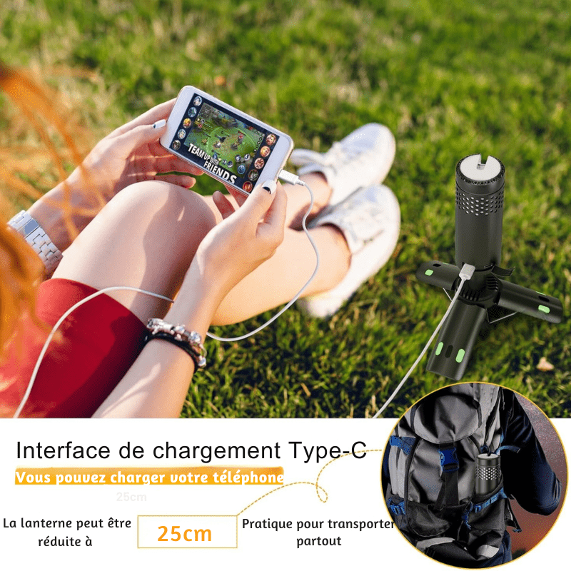 Lanterne Télescopique rechargeable
