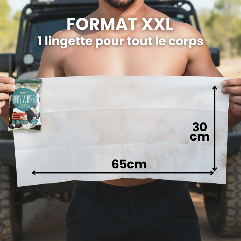 Lingettes Corporelles XXL Sans Rinçage