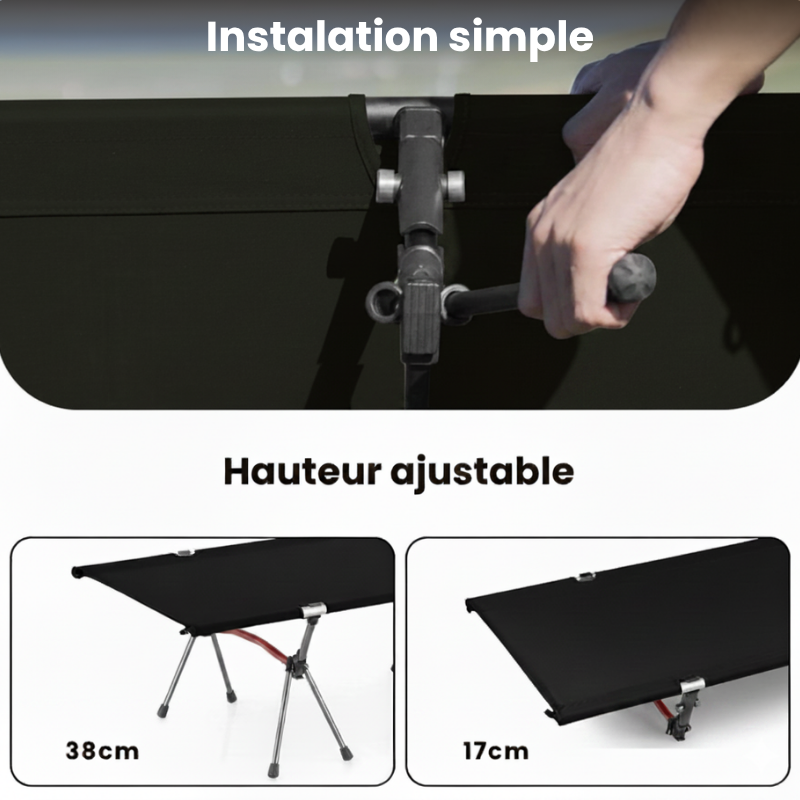 Lit de Camp Pliable