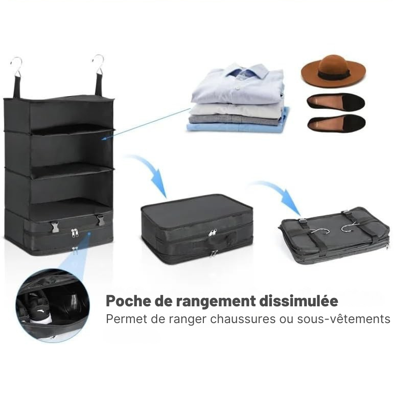 Armoire Pliable de Rangement Vêtements