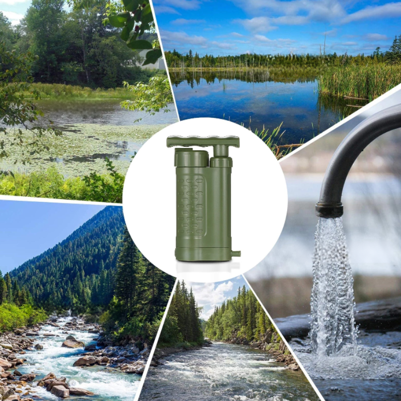 Portable Water Filter with Pump