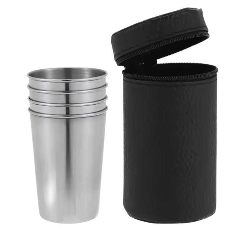 Set 4 Gobelets Inox