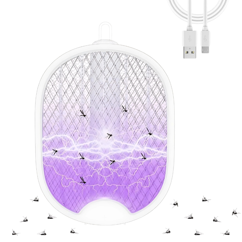 Raquette Anti-Moustique Rechargeable