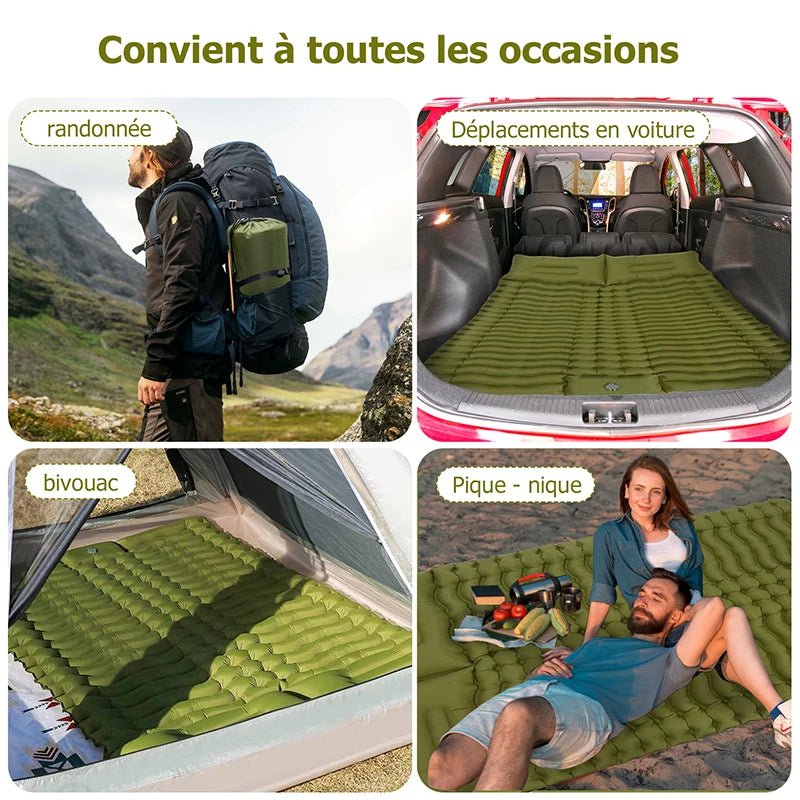 Matelas Autogonflant Bivouac 2 Personnes activités