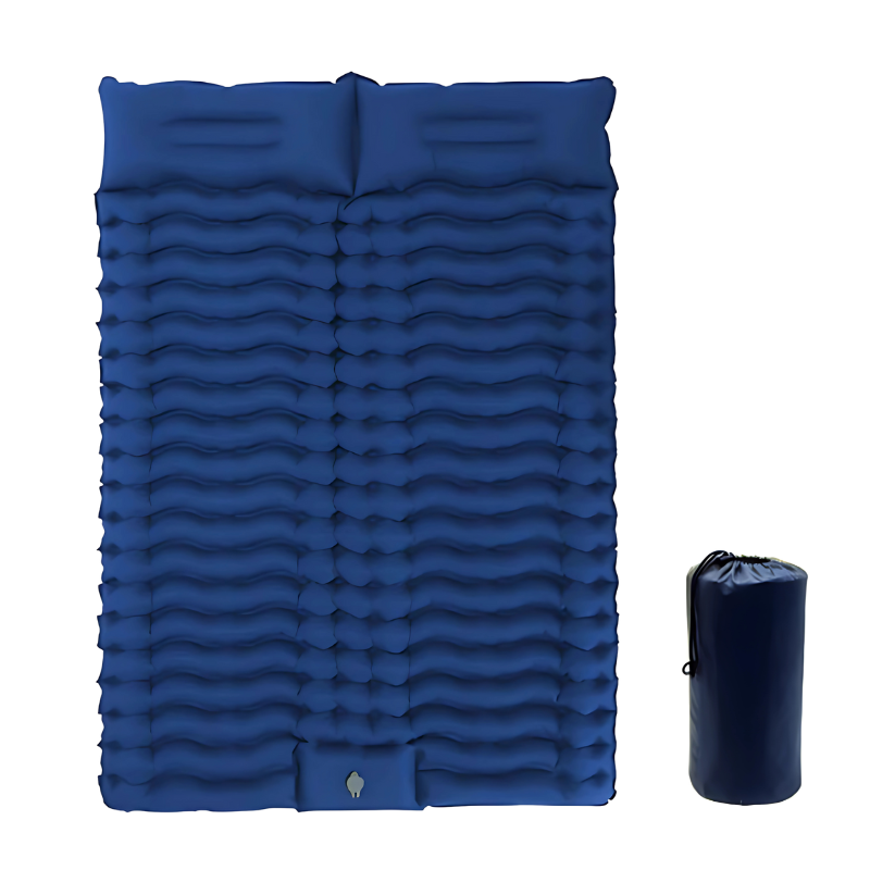 Matelas Autogonflant Bivouac 2 Personnes bleu