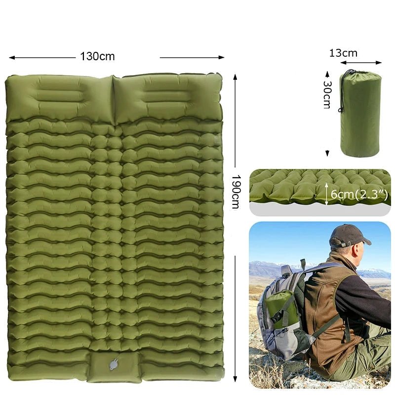 Matelas Autogonflant Bivouac 2 Personnes mesures