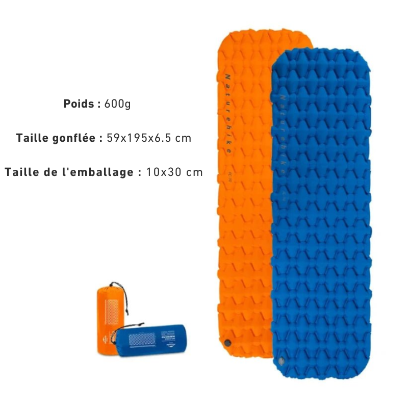 Matelas Gonflable 1 Personne mesures
