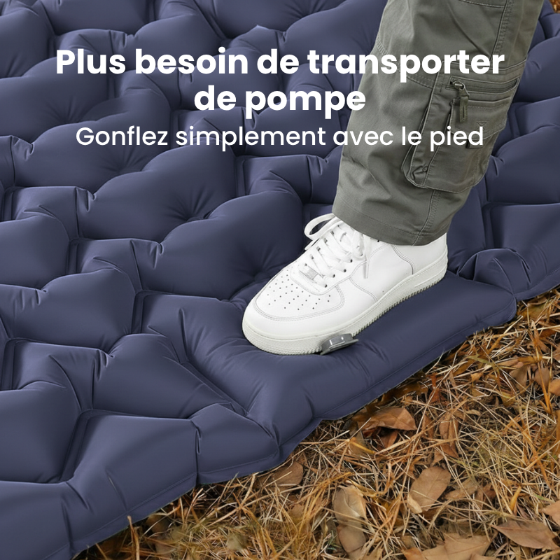 Matelas Gonflable 2 Personnes avec Pompe Intégrée gonflage