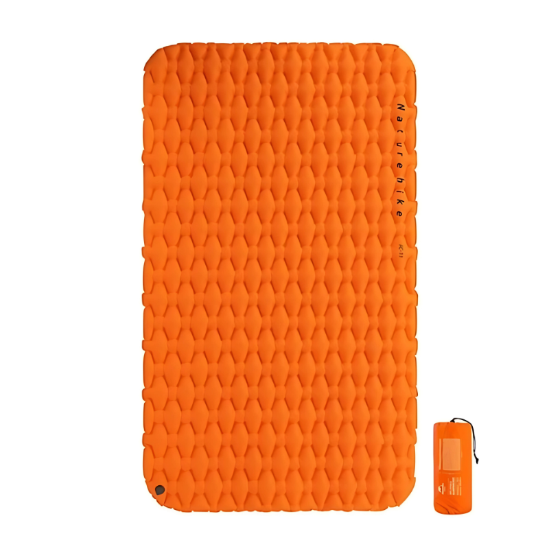 Matelas Gonflable 2 Personnes orange