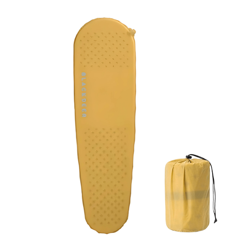 Matelas Gonflable Bivouac 1 Personne jaune