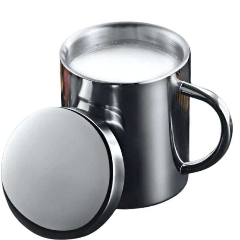 Mug Inox Double Paroi 400ml avec couvercle