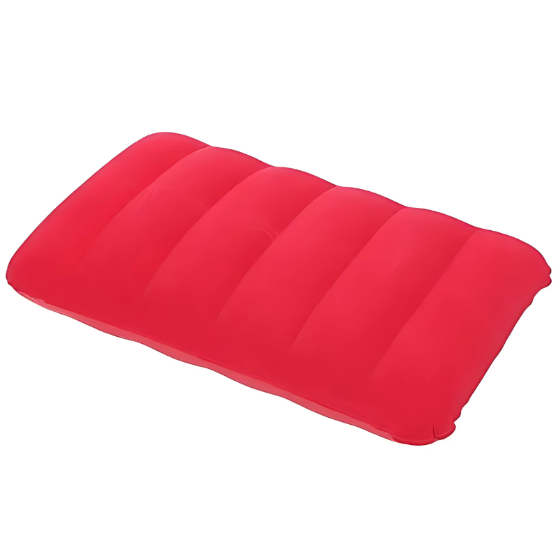 Oreiller Gonflable Camping rouge